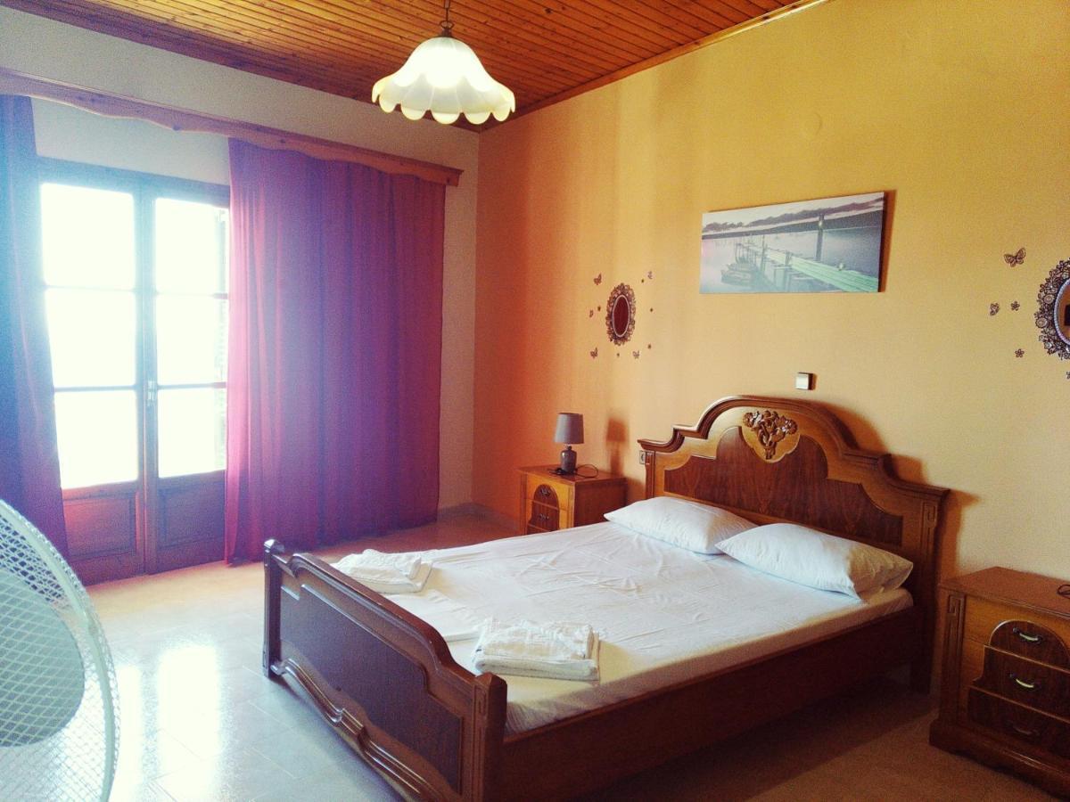 Traditional Panoramic Sea View House Lakones Exterior photo