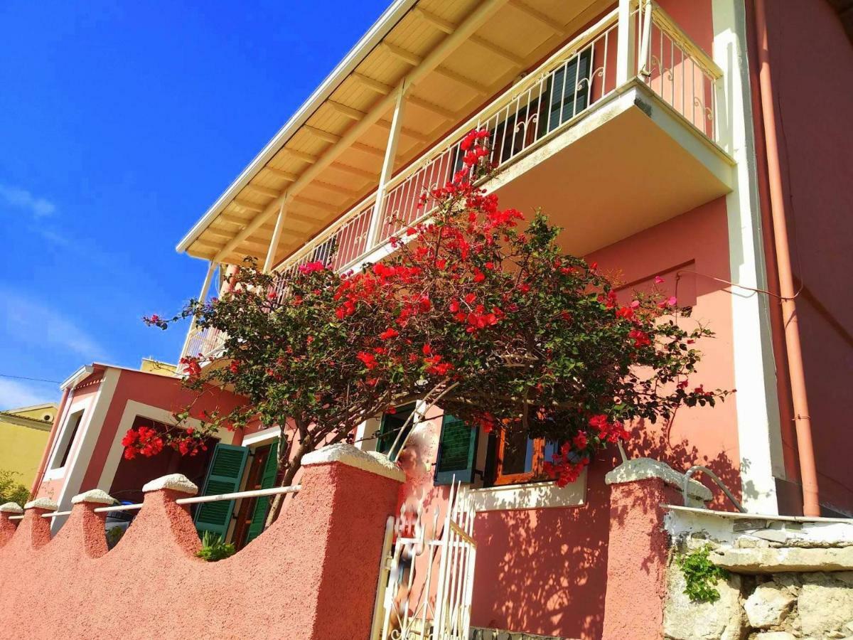 Traditional Panoramic Sea View House Lakones Exterior photo